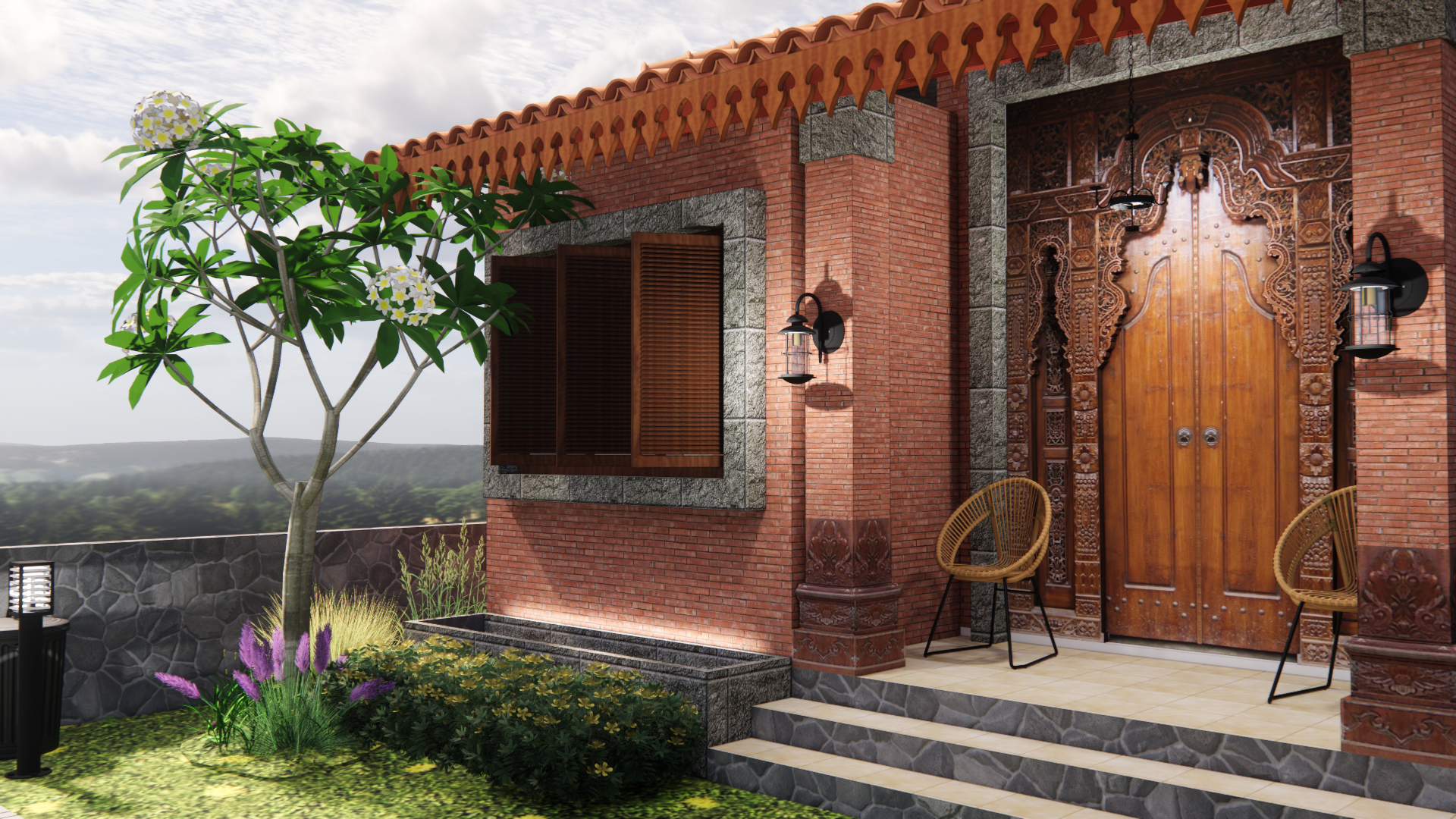 Borongan pasang pintu kayu